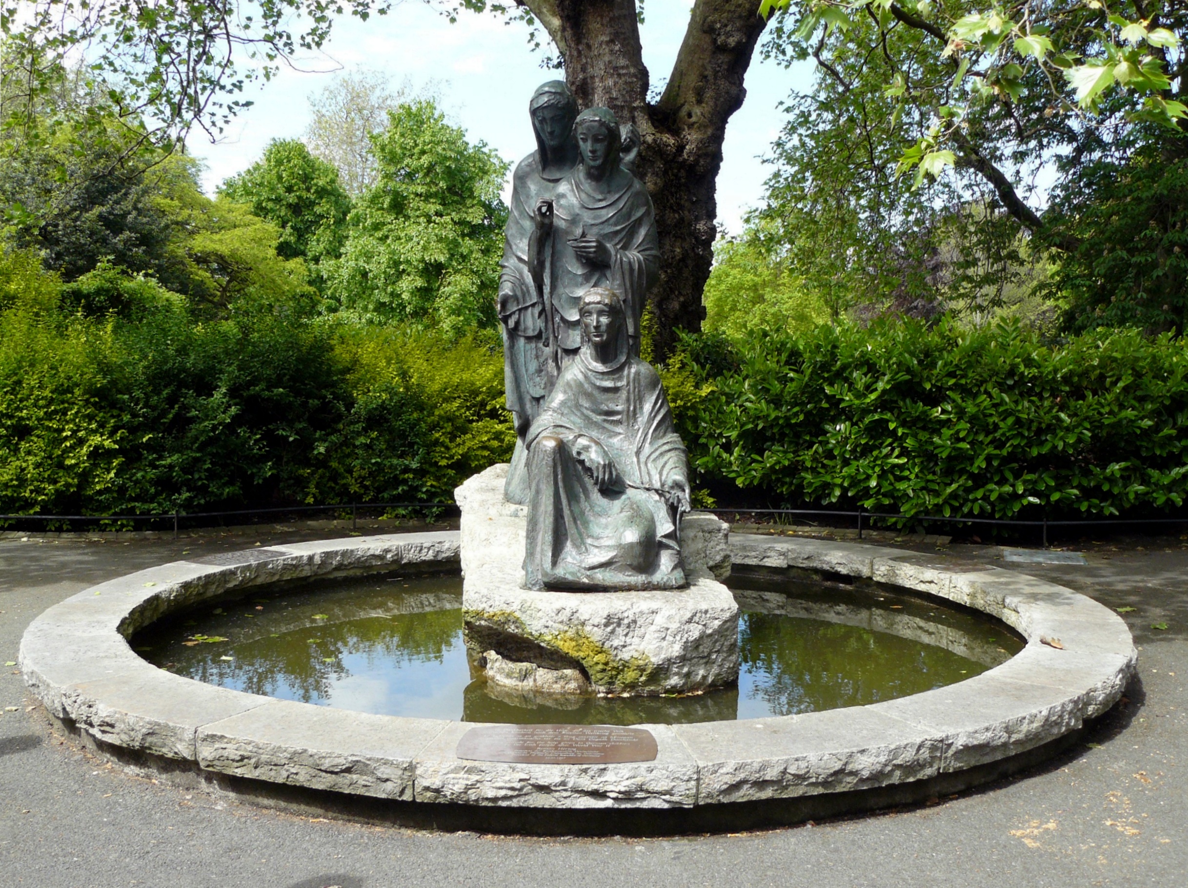 The Three Faites at St Stephen's Green, Dublin
